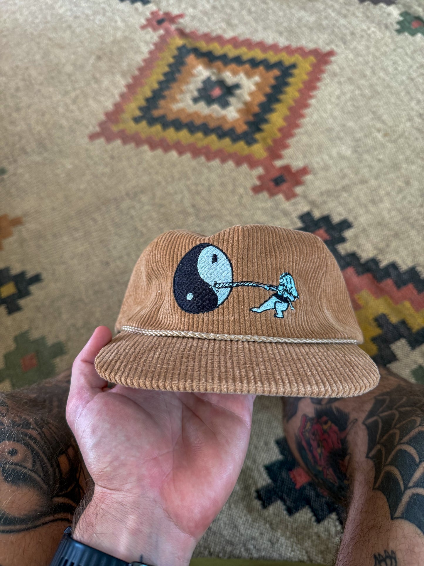 Dark Hippie Cord Cap